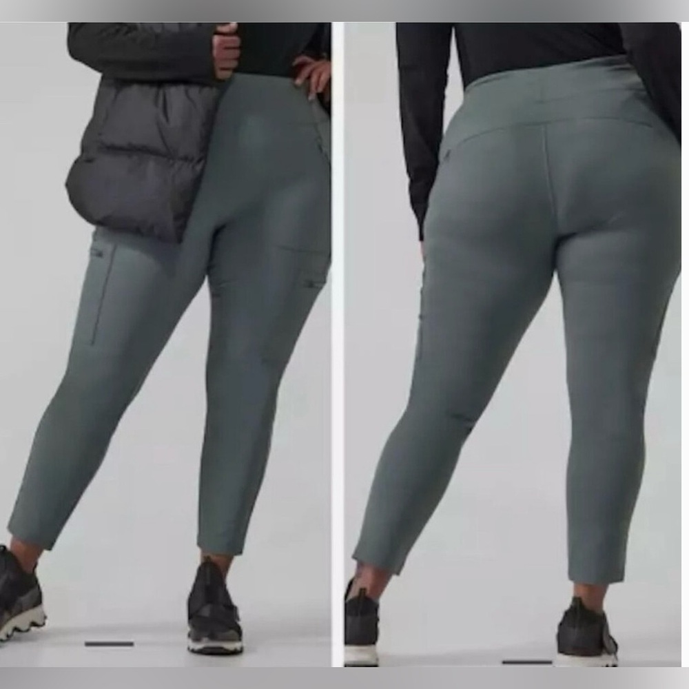 Athleta Headlands Hybrid Cargo ll Tights Hiking Walking Running Yoga Pilates